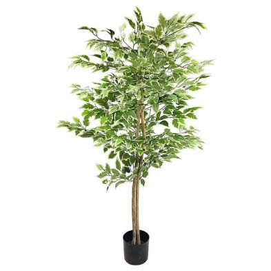 Product photograph of Ficus Tree Artificial Plant Green - 150cm from QD stores