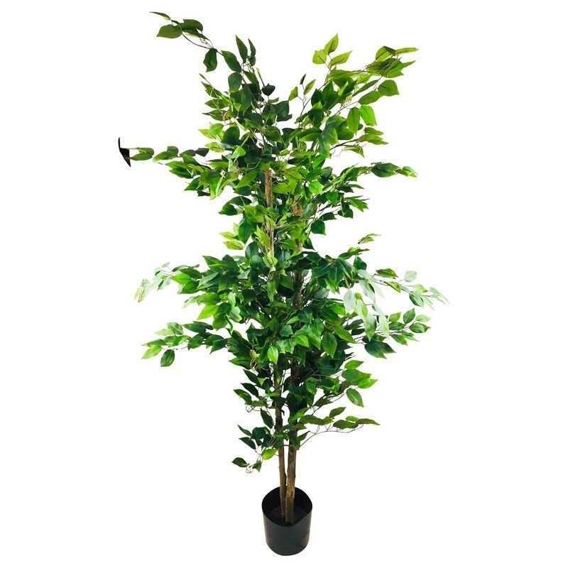 Ficus Tree Artificial Plant Green - 180cm - Buy Online at QD Stores