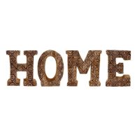 See more information about the Home Letters Wood with Geometric Pattern - 189cm