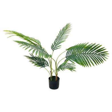 Product photograph of Palm Tree Artificial Plant Green - 110cm from QD stores