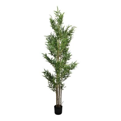 Product photograph of Bamboo Tree Artificial Plant Green - 220cm from QD stores