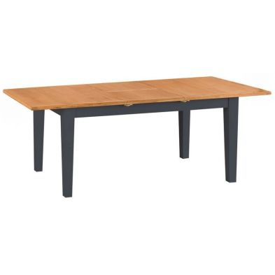 Product photograph of Aurora Midnight Extending Dining Table Oak 120cm from QD stores