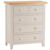 See more information about the Aurora Mist Chest of Drawers 5 Drawer