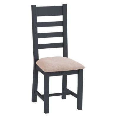 Product photograph of Aurora Midnight Dining Chair Wood Fabric from QD stores