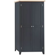 See more information about the Aurora Midnight Tall Wardrobe Oak 2 Doors