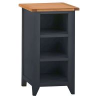 See more information about the Aurora Midnight Bookcase Oak 3 Shelves
