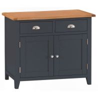 See more information about the Aurora Midnight Sideboard Oak 2 Doors 2 Drawers