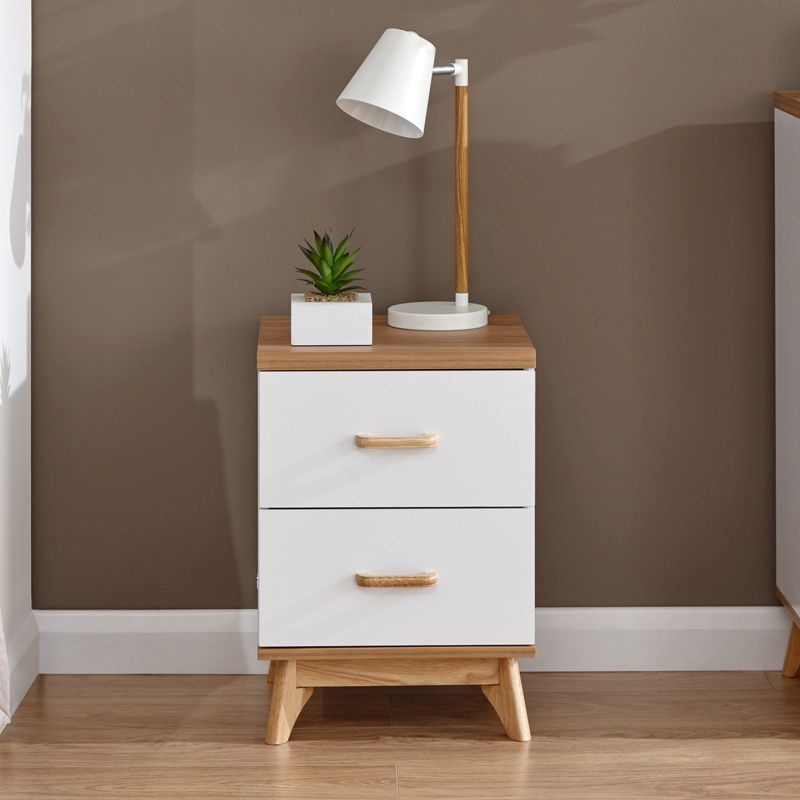 Nordica Bedside White 2 Drawers