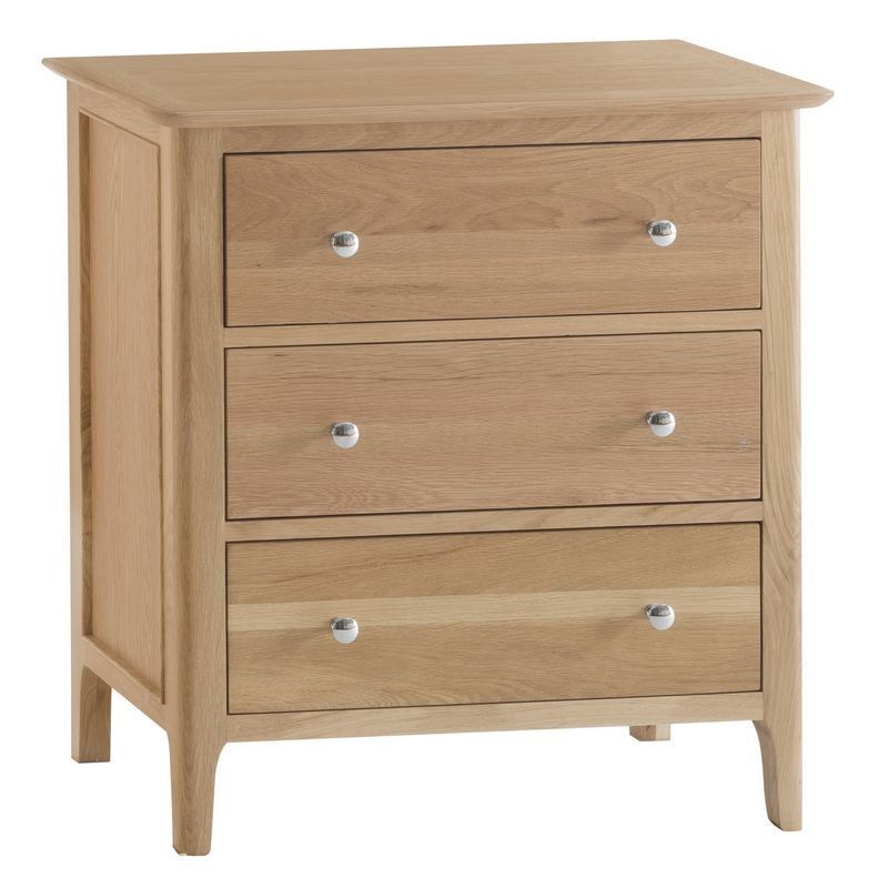 Bayview Oak Chest Of 3 Drawers