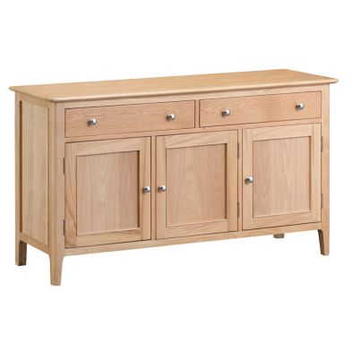 Product photograph of Bayview Sideboard Oak 3 Door 2 Drawer from QD stores