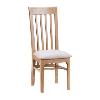 Product photograph of Bayview Slat Back Dining Chair Oak from QD stores
