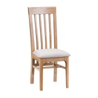 See more information about the Bayview Slat Back Dining Chair Oak