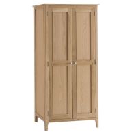 See more information about the Bayview Tall Wardrobe Oak 2 Door