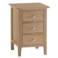 See more information about the Bayview Bedside Oak 3 Drawers Large