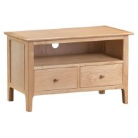 See more information about the Bayview TV Unit Oak 1 Shelf 2 Drawer