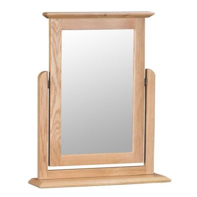 Product photograph of Bayview Trinket Mirror Oak from QD stores