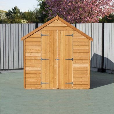 Product photograph of Shire Cromer 6 5 X 8 1 Apex Shed - Premium Pressure Treated Overlap from QD stores
