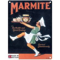See more information about the Vintage Marmite Sign Metal Wall Mounted - 45cm