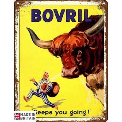 See more information about the Bovril Sign Metal Wall Mounted - 45cm
