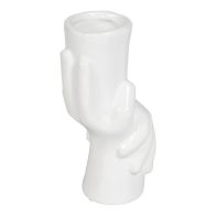 See more information about the Holding Hands Vase Ceramic White - 17cm