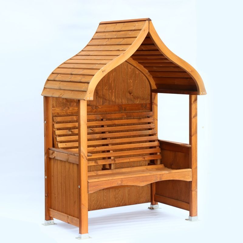 AFK Premium Orchard Arbour Beech Stain 2 Seat