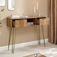 See more information about the Orleans 2 Drawer Console Table Mango