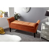See more information about the Osborne Bench Wood & Fabric Brown