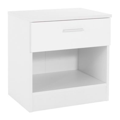See more information about the Ottawa Bedside Table White 1 Drawer