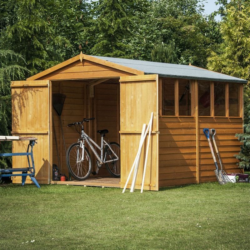 Shire Canterbury 6' 7" x 12' 2" Apex Shed - Budget Dip Treated Overlap
