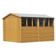 See more information about the Shire Overlap Apex Garden Shed 12' x 8' With Windows