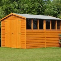 See more information about the Shire Value 6' 7" x 9' 10" Apex Shed - Premium Coated Overlap
