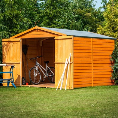 Product photograph of Shire Value 10 3 X 10 4 Apex Shed - Premium Coated Overlap from QD stores
