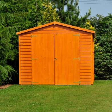 Product photograph of Shire Value 9 9 X 14 9 Apex Shed - Premium Coated Overlap from QD stores