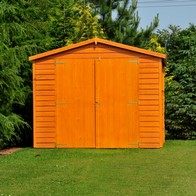 See more information about the Shire Value 9' 9" x 14' 9" Apex Shed - Premium Coated Overlap