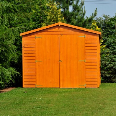 Product photograph of Shire Value 10 3 X 20 4 Apex Shed - Premium Coated Overlap from QD stores
