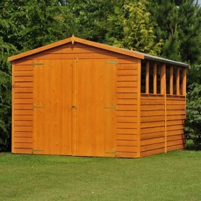 Product photograph of Shire Value 8 5 X 11 9 Apex Shed - Premium Coated Overlap from QD stores