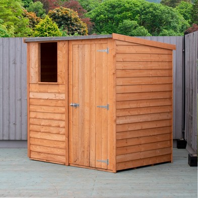 Product photograph of Shire Value 6 1 X 4 Apex Shed - Premium Coated Overlap from QD stores