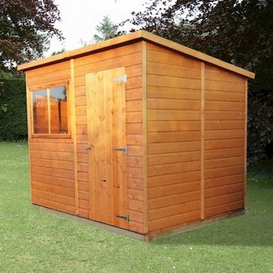 Product photograph of Shire Value 8 4 X 6 Pent Shed - Premium Coated Overlap from QD stores