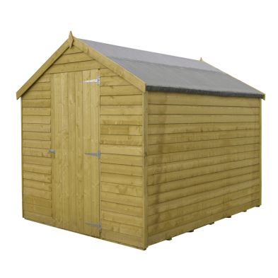 Product photograph of Shire Wiltshire 5 9 X 6 11 Apex Shed - Premium Pressure Treated Overlap from QD stores