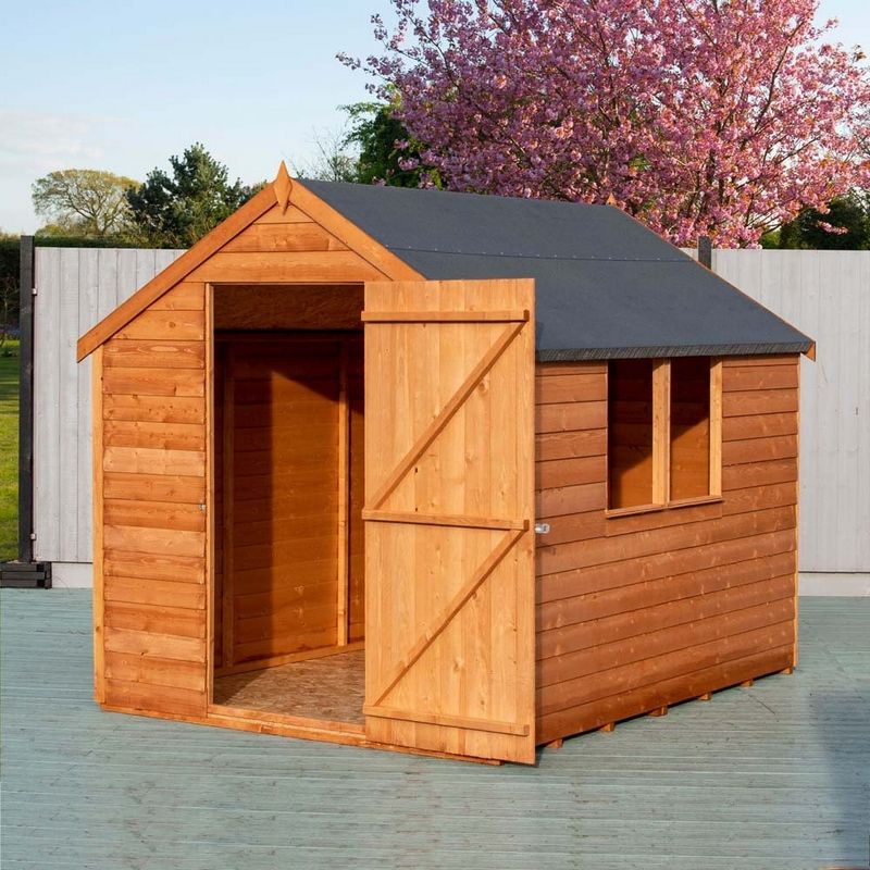 Shire Cromer 6' 5" x 8' 1" Apex Shed - Budget Dip Treated Overlap