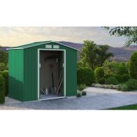 See more information about the Classic Oxford Garden Metal Shed by Royalcraft - Green 2.1 x 1.3M