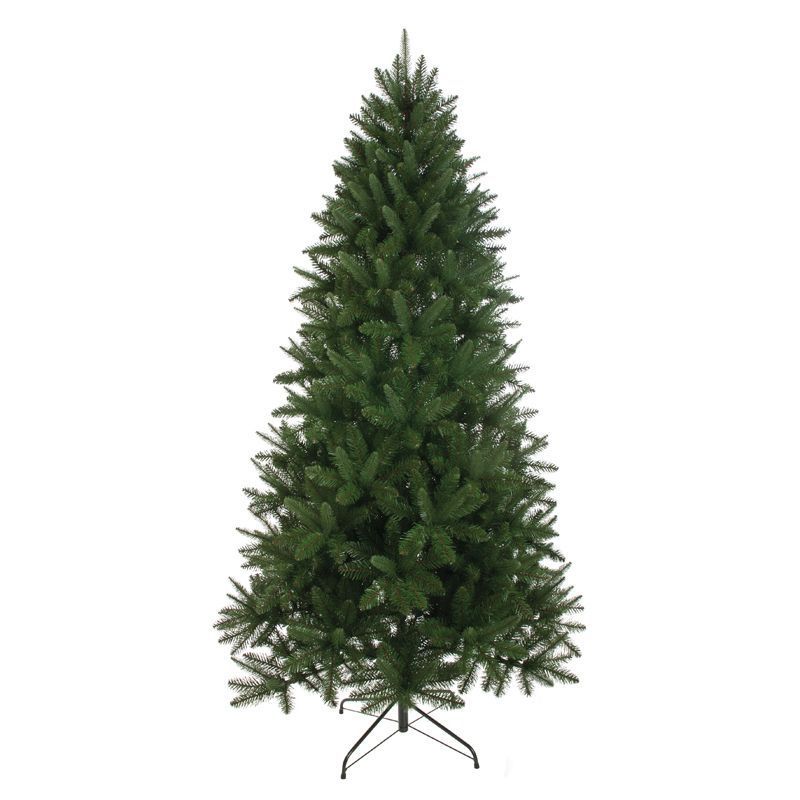 120cm (3 Foot 11 Inch) Green Rockingham Pine 438 Tips Christmas Tree