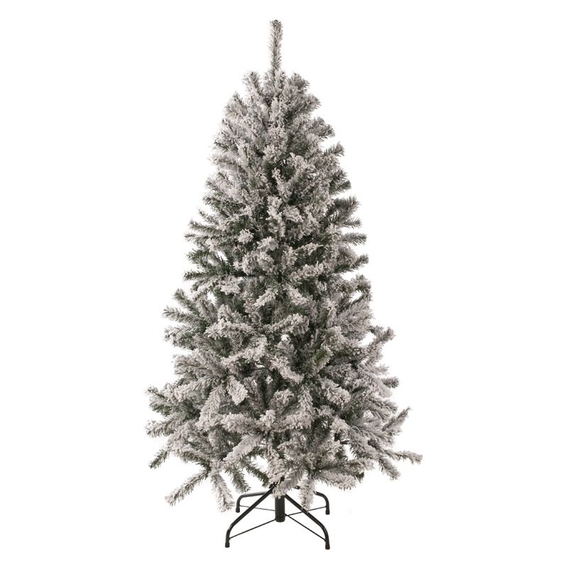 210cm (6 Foot 10 inch) 980 Tips Snowy Virginia Pine Christmas Tree