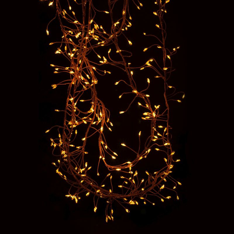 Dewdrop Fairy Christmas Lights Amber Indoor 240 LED - 3m 