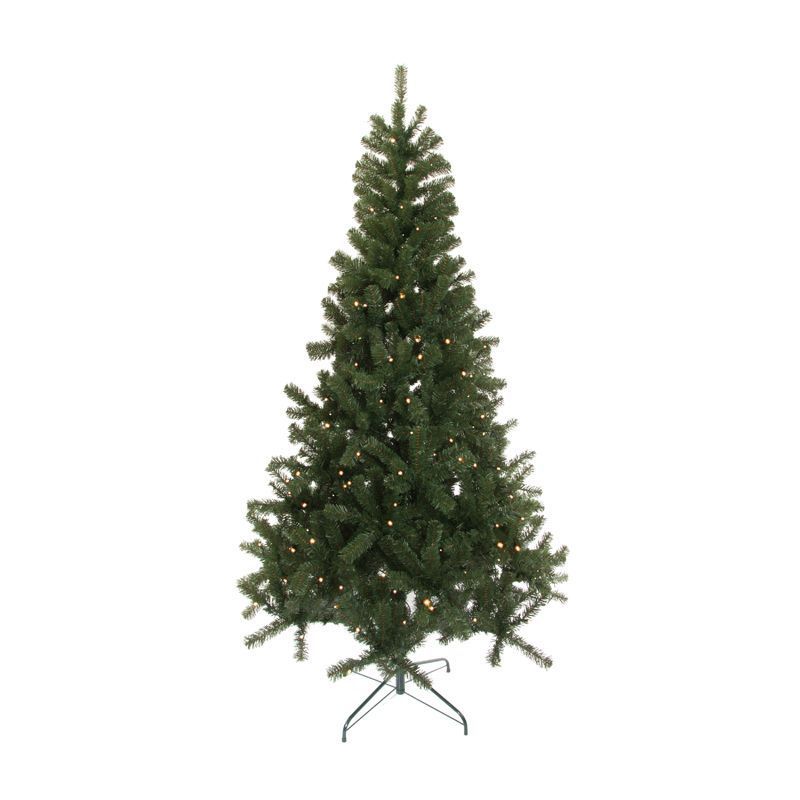 120cm (3 Foot 11 Inch) Green Prelit Grenoble Pine 210 Tips 100 LEDs