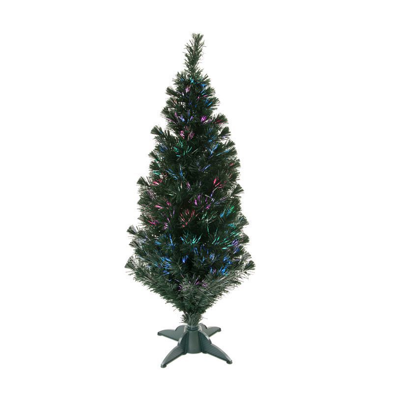 120cm (3 Foot 11 Inch) Green Classic Fibre Optic Christmas Tree
