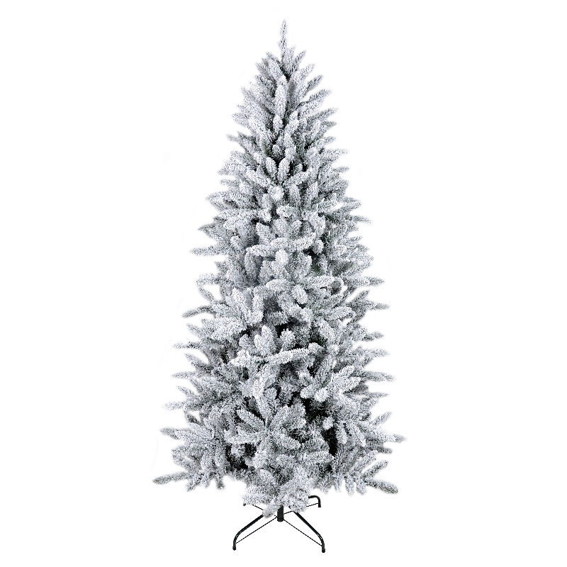 Festive 150cm (5 Foot) Prelit Winter Lake Fir Christmas Tree Warm White 486 Tips