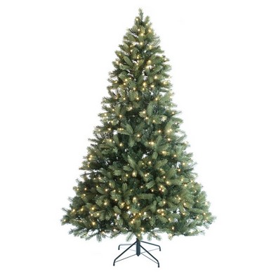 12ft Mayberry Spruce Christmas Tree Artificial With Led Lights Warm White 6775 Tips