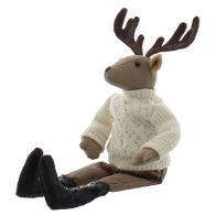 See more information about the Reindeer Christmas Decoration Brown - 48cm 