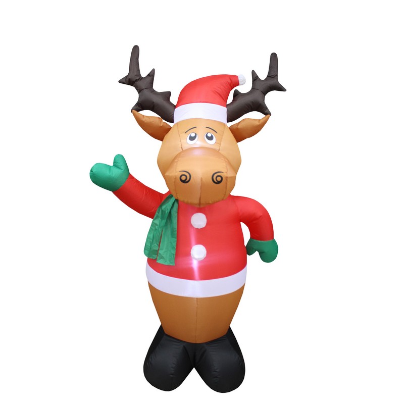 Reindeer Inflatable Decoration Christmas Decoration - 123cm 